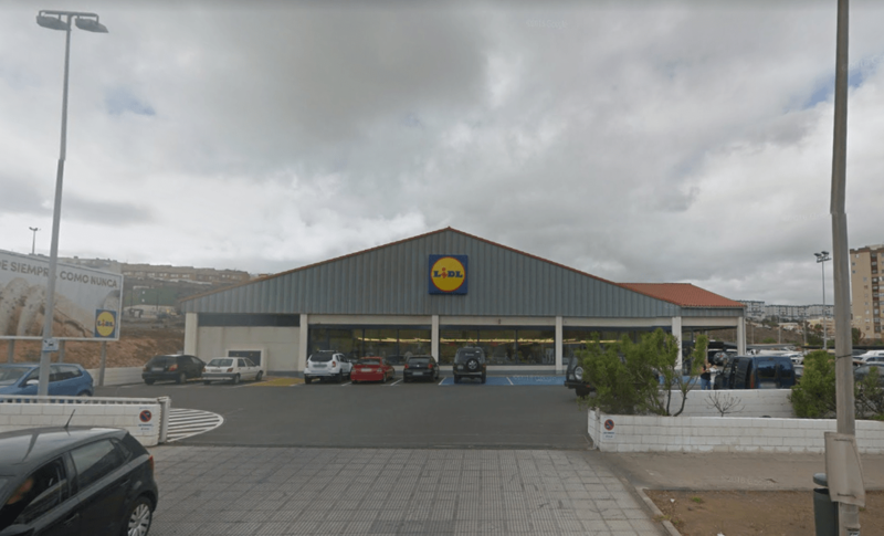Imagen del supermercado de la cadena alemana Lidl en el Valle de Jinámar (Foto Google Maps)